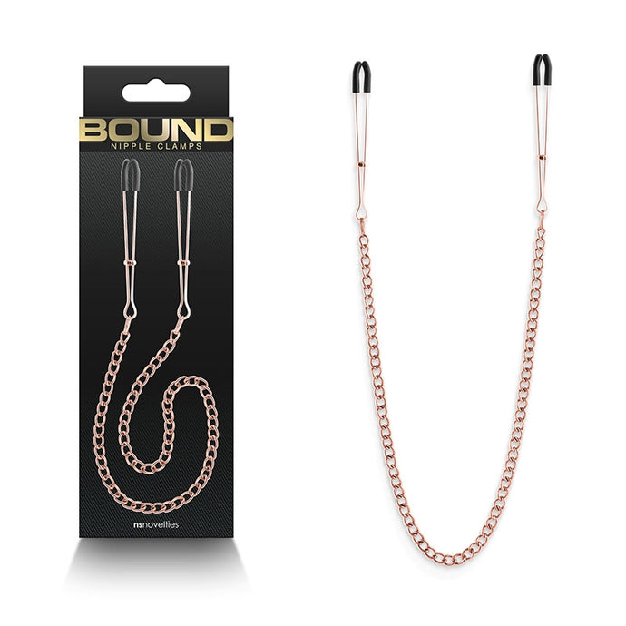 Bound Nipple Clamps Dc3 Rose Gold