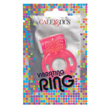 Load image into Gallery viewer, Foil Pack Vibrating Ring Pink
