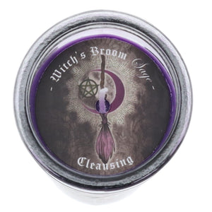Magic Jar Scented Candle - Witch''s Broom - Sage 290gms