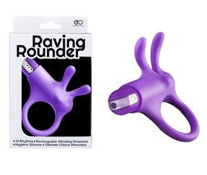 Raving Rounder Cockring Purple