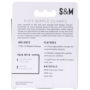 S & M Puff Nipple Clamps