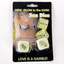 Load image into Gallery viewer, Glow In The Dark Sex Dice Large
